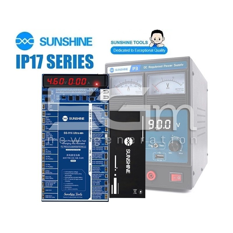 Sunshine SS-916 Ultra | Battery Activation Board iPhone 6-17 & Android | 5G-M