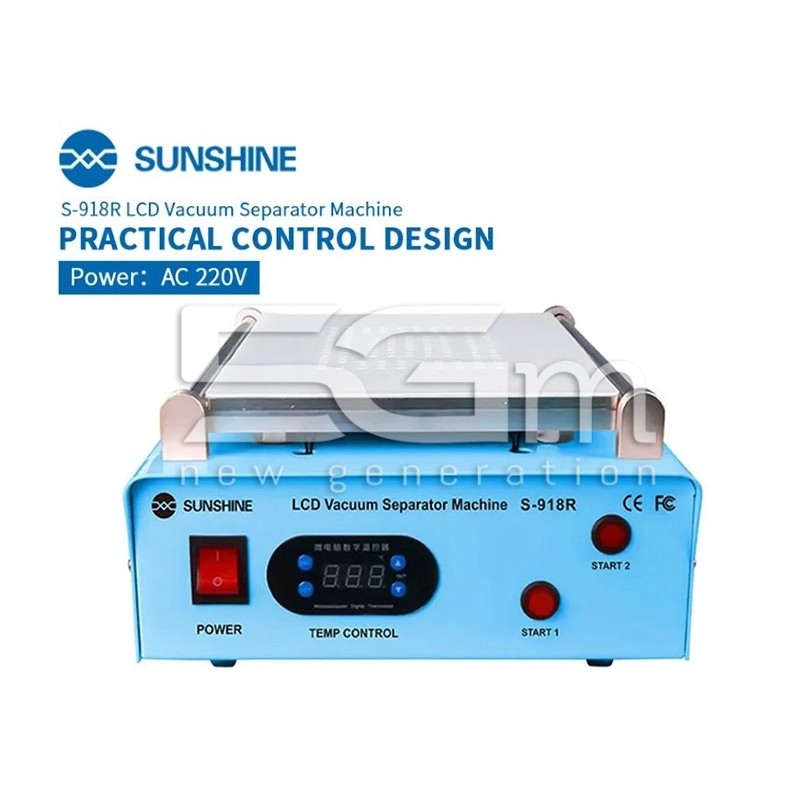Sunshine S-918R Séparateur Sous Vide Écran | Plaque Chauffante | 5G-M