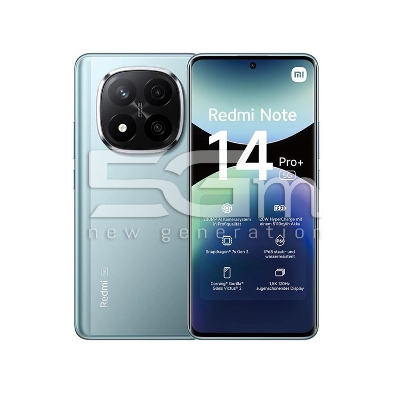 Xiaomi Redmi Note 14 Pro Plus 5G Frost Blue 256GB | Store Online 5G-M