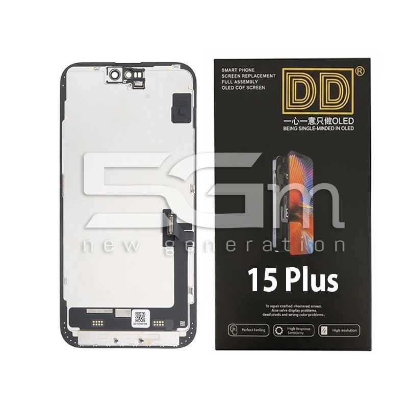 Kijelző iPhone 15 Plus SOFT OLED DD Diagnosztizálható | 5G-M