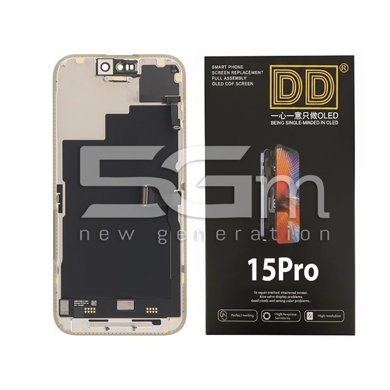 LCD iPhone 15 Pro SOFT OLED DD Screen 120Hz - No IC Transfer | 5G-M