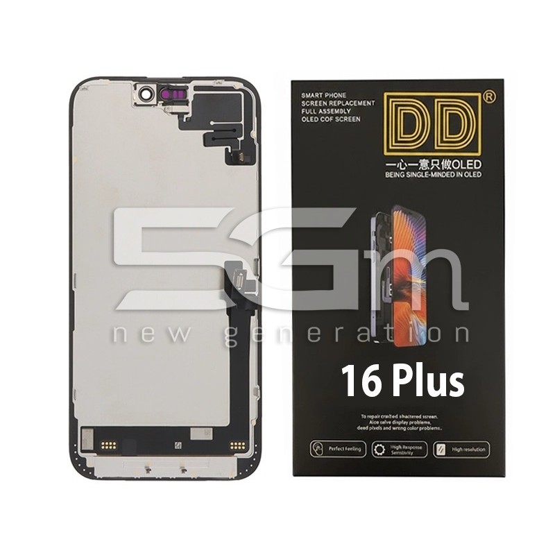 Display iPhone 16 Plus SOFT OLED DD Diagnosticabile | 5G-M