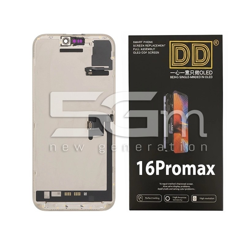 Display iPhone 16 Pro Max HARD OLED DD Diagnosticabile 120Hz | 5G-M