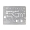 Stencil MaAnt Reballing iPhone 6S-16 | Face ID, Camera & Charging | 5G-M