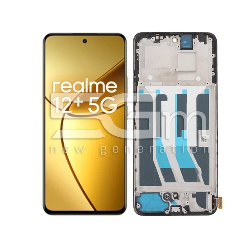 Display Touch + Frame Black Realme 12+ 5G (PULLED) | Store Online 5G-M