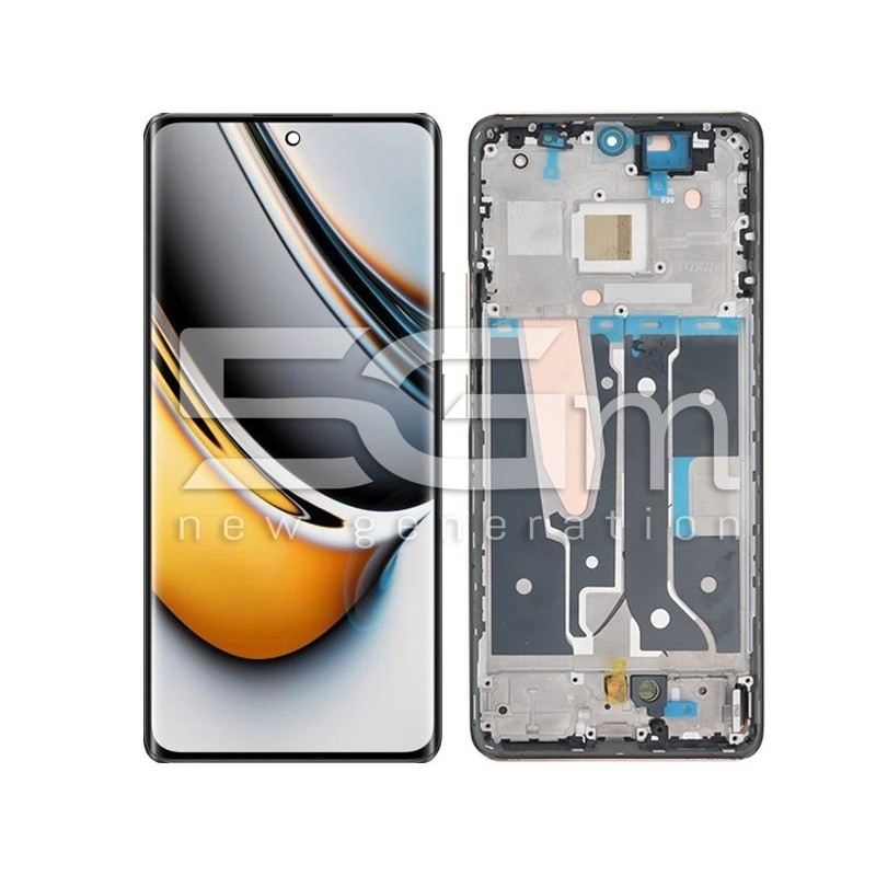 Realme 11 Pro Kijelző + Keret Napfelkelte Bézs (PULLED) | 5G-M