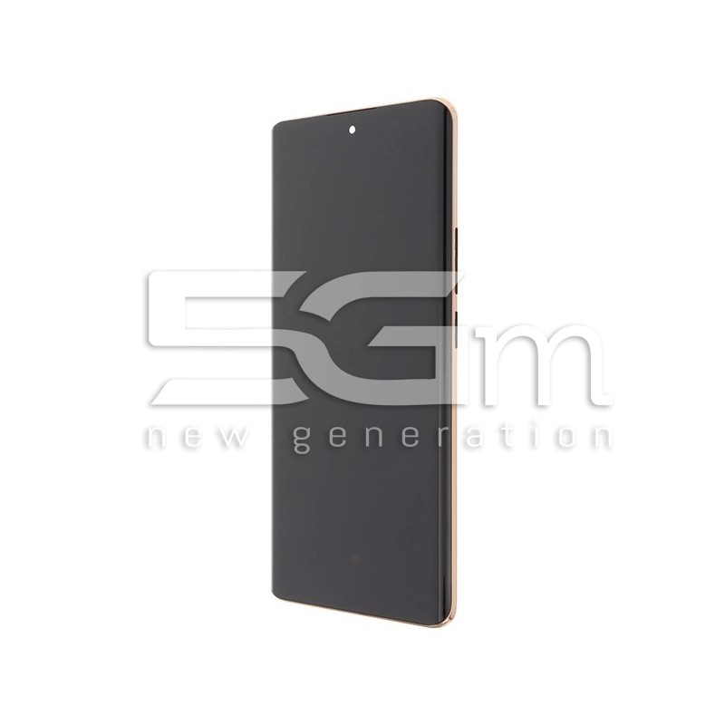 Touchscreen Display + Rahmen Sunrise Beige Realme 11 Pro (PULLED) | 5G-M