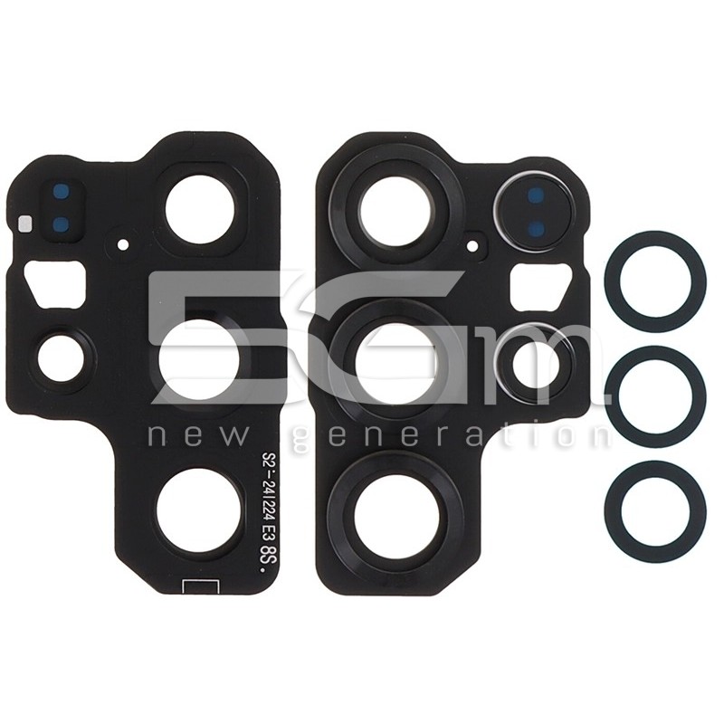 Vetrino Camera Posteriore + Frame Nero Samsung SM-S938 S25 Ultra | Store Online 5G-M