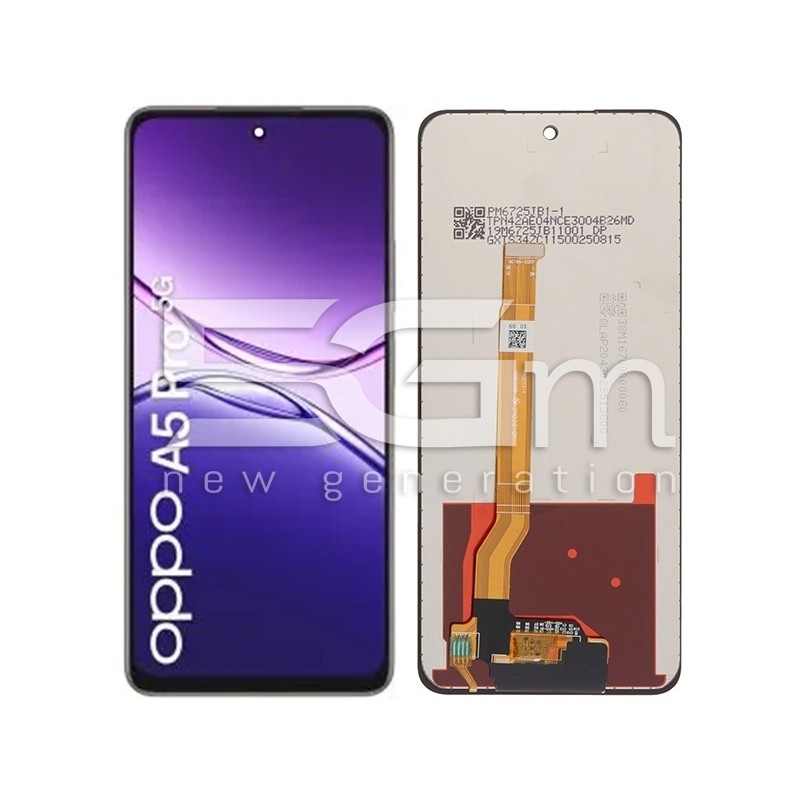 Ecran OPPO A5 Pro 5G Negru IPS | Piesa de Schimb Tactilă | 5G-M