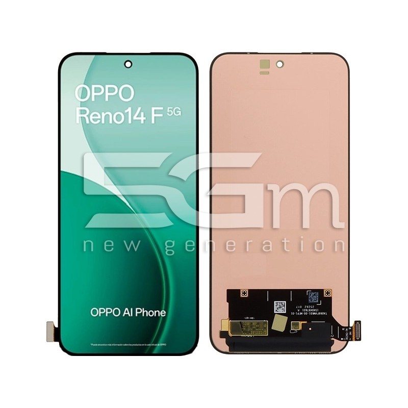 Kijelző OPPO Reno14 F 5G Fekete PULLED Keret Nélkül | 5G-M