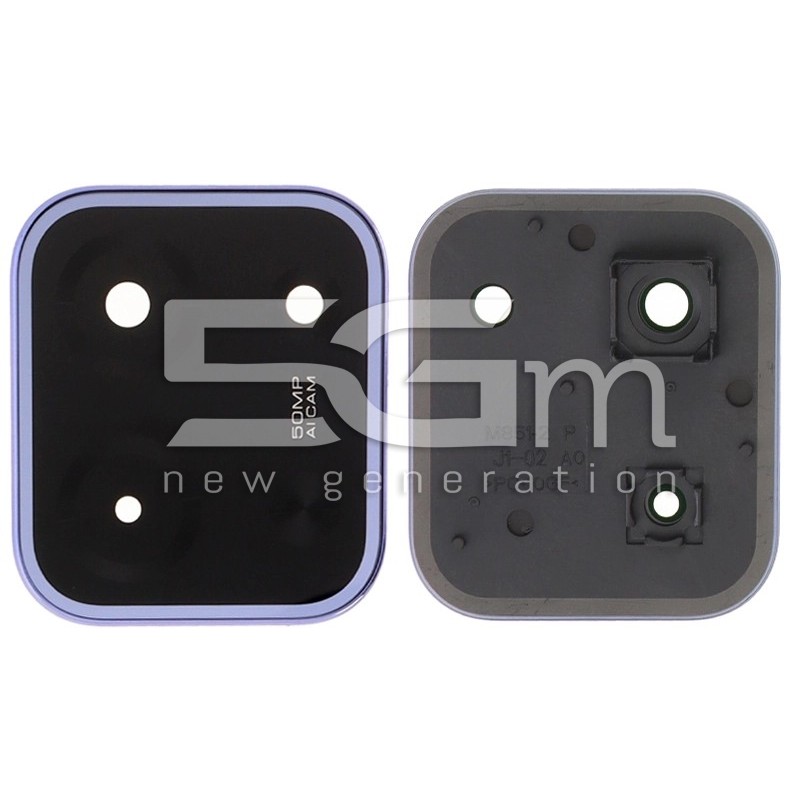 Rear Cameta Lens + Frame Purple Xiaomi Poco C85 4G