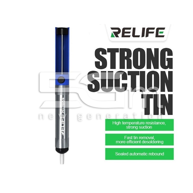 Relife RL-084 Pompă de Dezlipit cu Vârf Silicon ESD | 5G-M