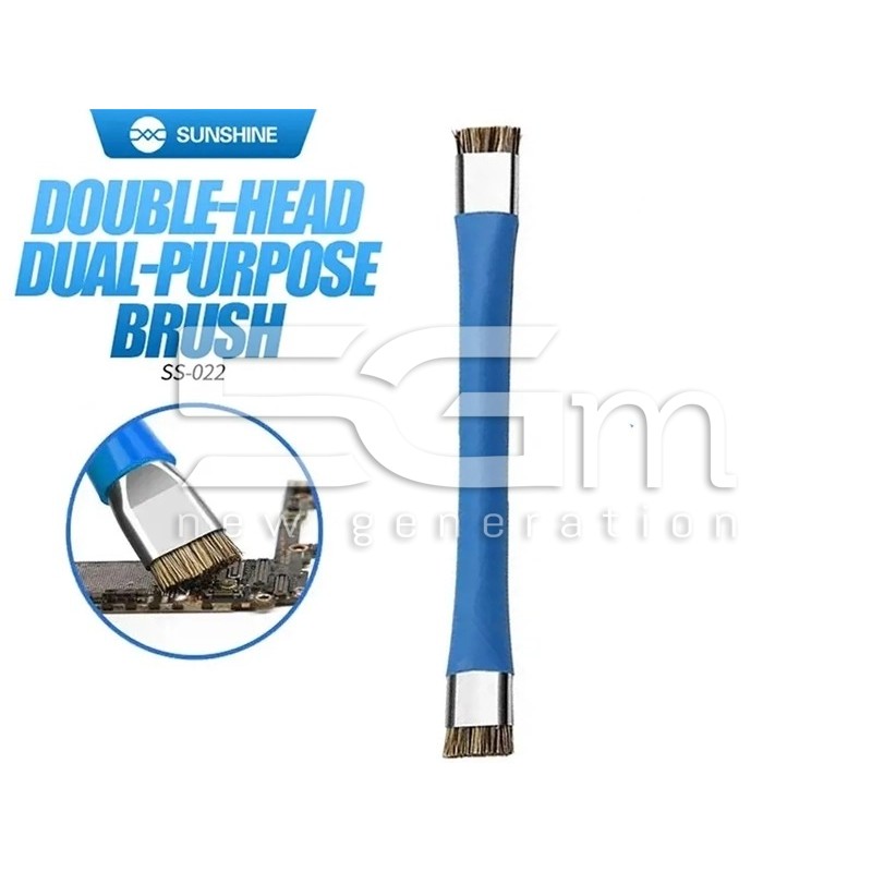 Sunshine SS-022 Brosse Double Tête | Antistatique | 5G-M.com