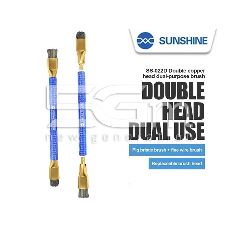 Sunshine SS-022D Antisztatikus Dupla Fejű Kefe | 5G-M