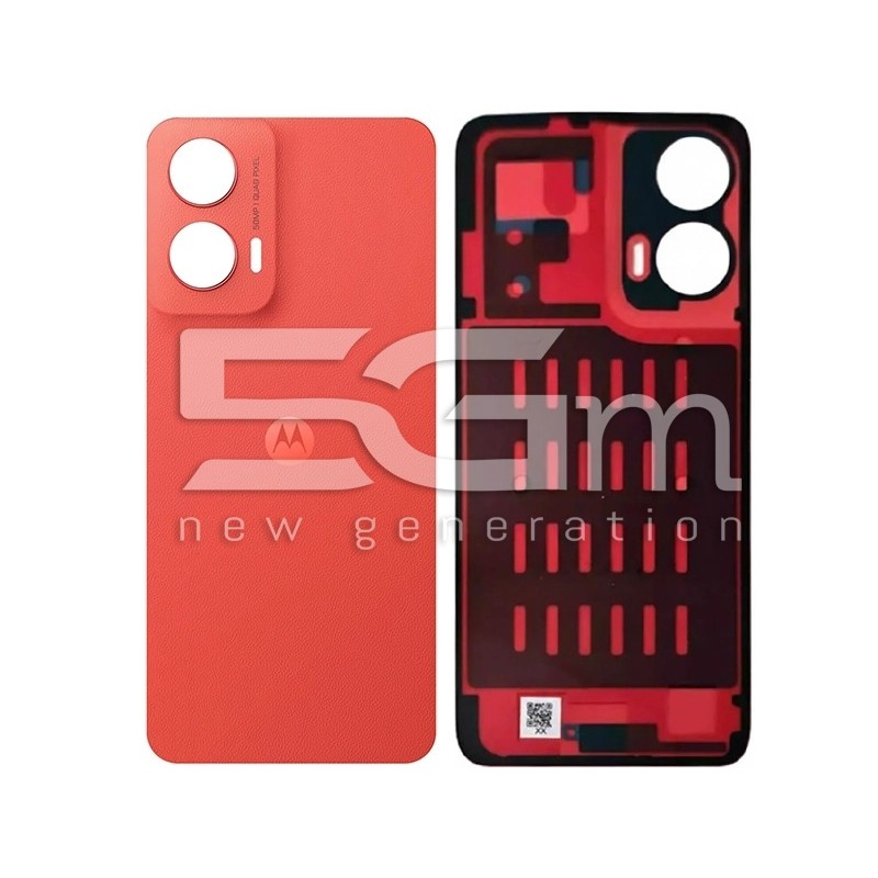 Retro Cover Moto G35 Guava Red (Originale) | Ricambi Smartphone 5G-M