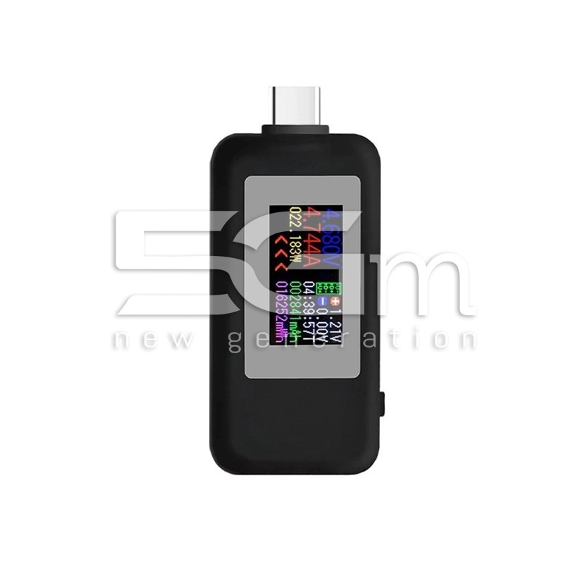 Tester USB-C 10 in 1 Display LCD IPS Colori | 5G-M