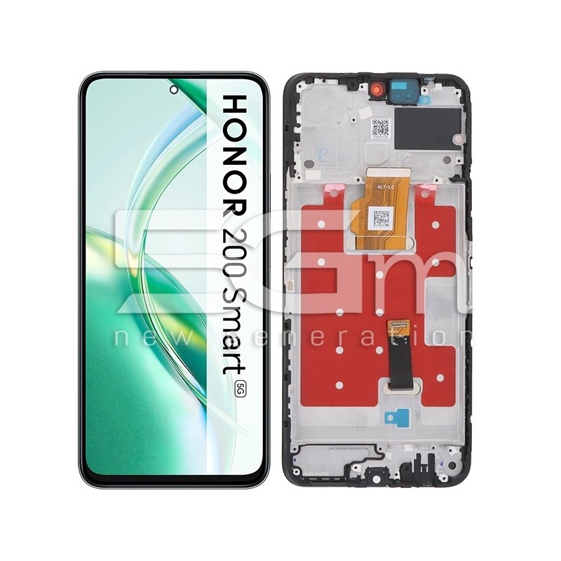 Display Touchscreen + Rahmen Schwarz Honor 200 Smart IPS | 5G-M
