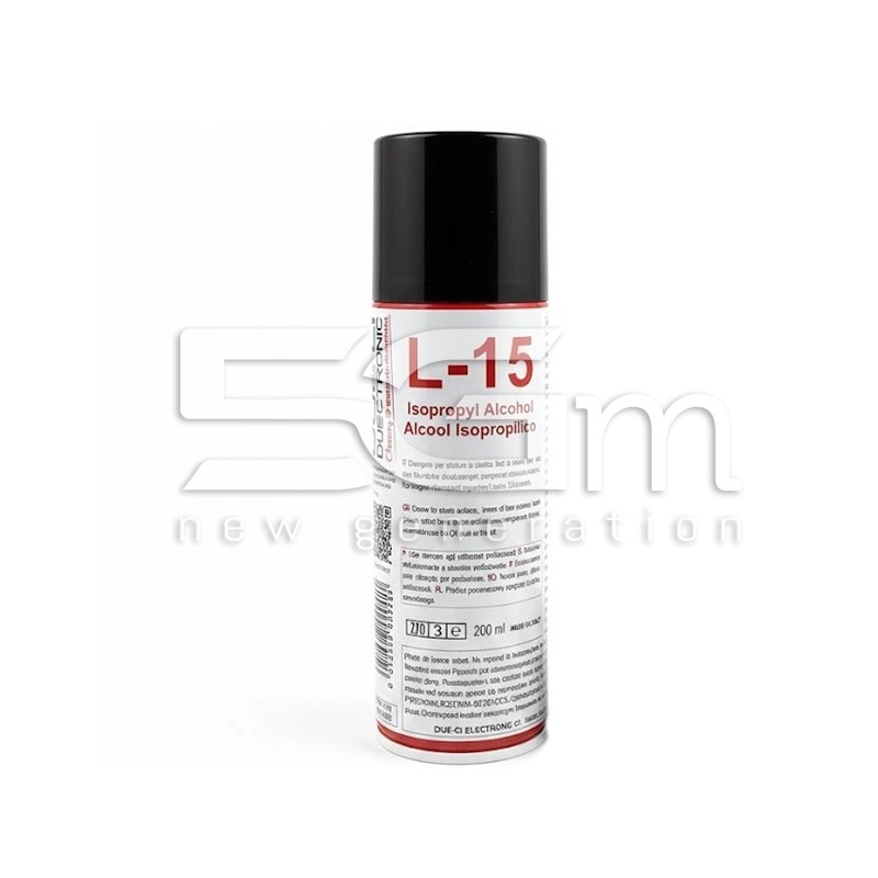 Álcool Isopropílico L-15 Spray 200ml - Limpeza de Precisão | 5G-M