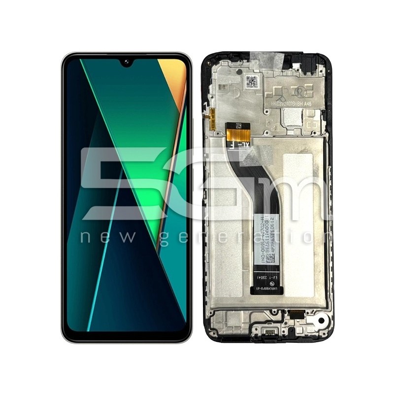 LCD + Rahmen Xiaomi Redmi 14C / Poco C75 - Original Service Pack