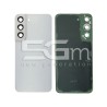 Samsung S22 Backcover Weiß + Kamera Glas Ohne Logo | 5G-M