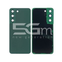 Cache Arrière Vert + Vitre Caméra Samsung S22 (SM-S901) Sans Logo | 5G-M