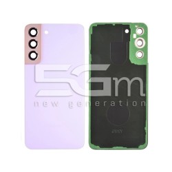 Cache Arrière Violet + Vitre de Caméra Samsung S22 Sans Logo | 5G-M