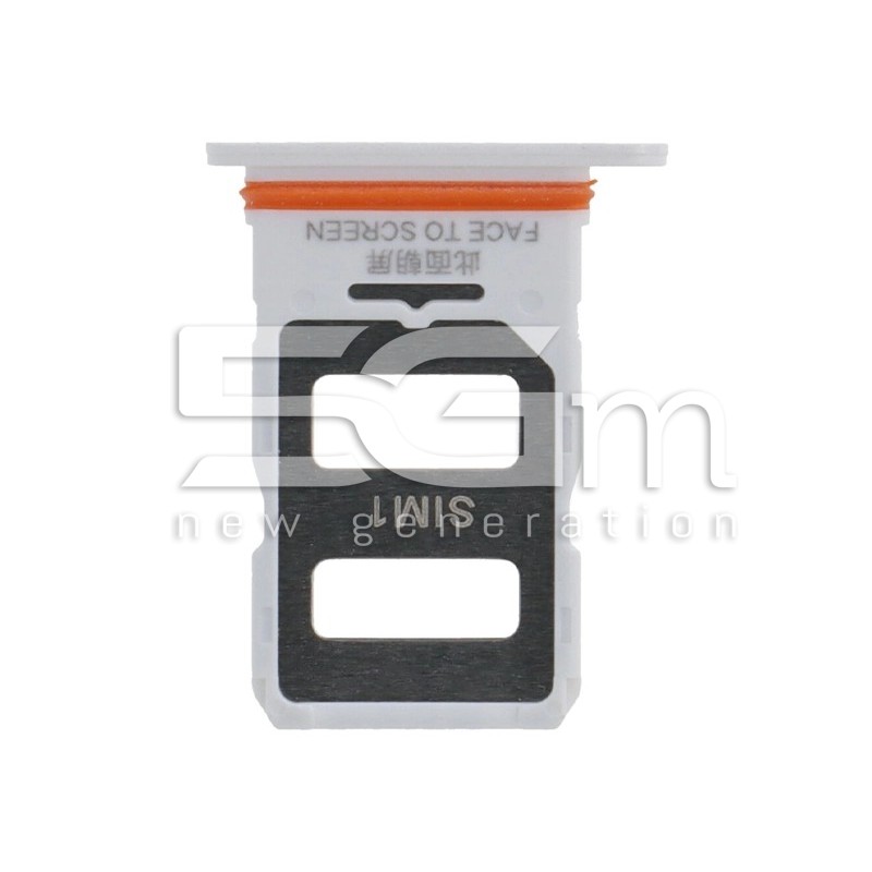 Dual SIM Card Tray Xiaomi Poco X6 | White