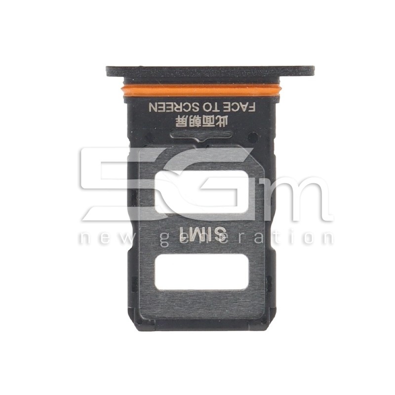 Dual-SIM-Kartenhalter Schwarz für Xiaomi Poco X6