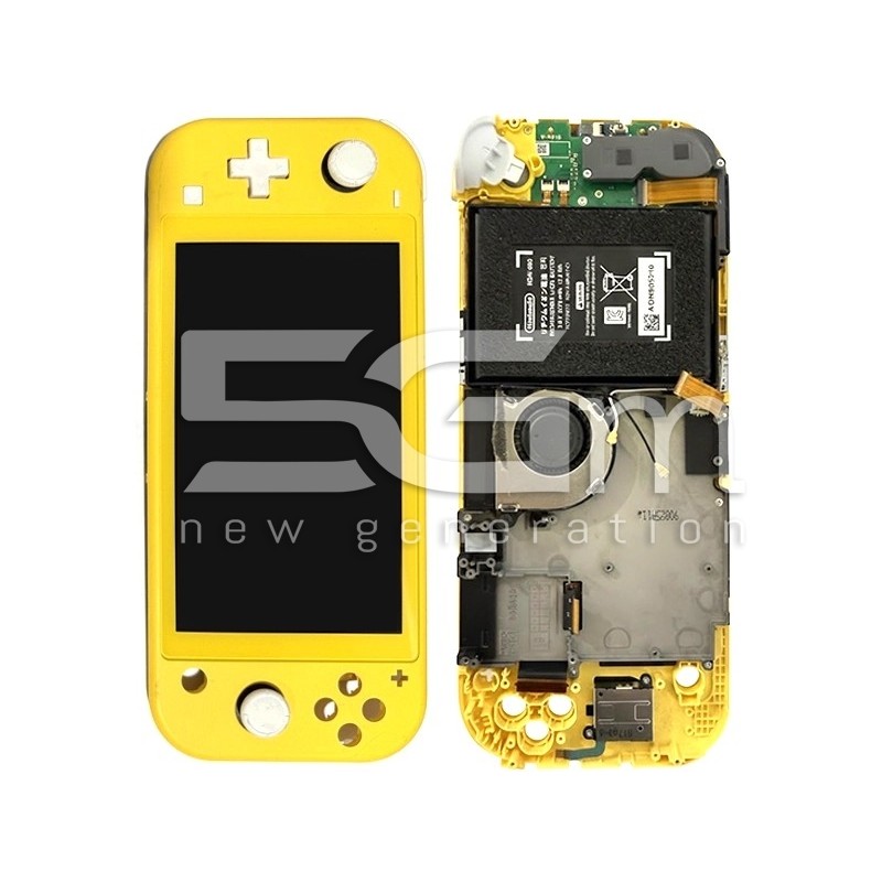 LCD + Batteria + Frame Nintendo Switch Lite Giallo | 5G-M