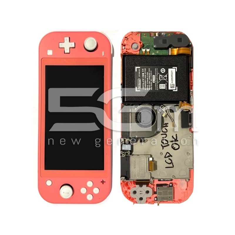 LCD + Bateria + Frame Nintendo Switch Lite Coral | 5G-M