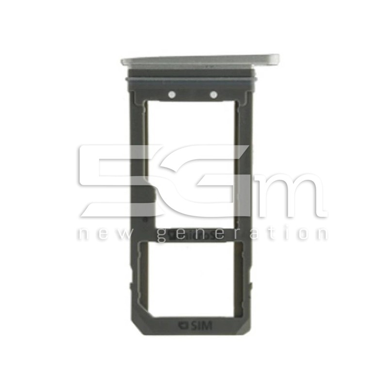 Support Carte SIM / Carte SD Blanc Samsung SM-G930 S7 | 5G-M