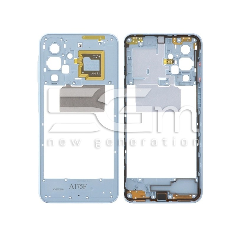 Cadre Central Bleu Clair + NFC Samsung A17 4G SM-A175 | 5G-M