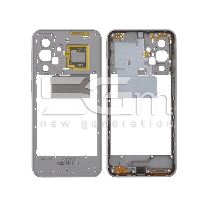 Cadre central Gris + NFC Samsung A17 4G SM-A175 | 5G-M