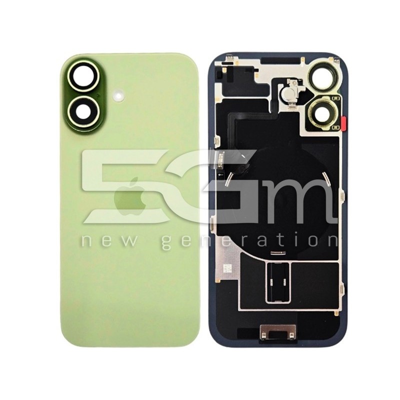 Retro Cover Verde Sage iPhone 17 Originale (Ori) | 5G-M