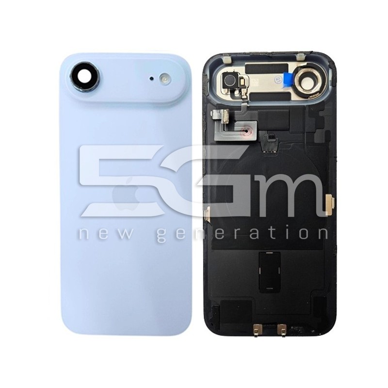 Retro Cover Sky Blue iPhone 17 Air (PULLED) | Ricambio Originale 5G-M