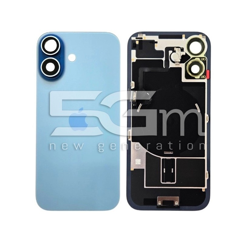 Retro Cover Mist Blue iPhone 17 Originale Service Pack | 5G-M