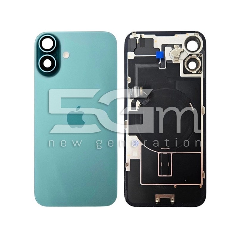 Retro Cover Teal iPhone 16 Plus Originale PULLED Grado A | 5G-M