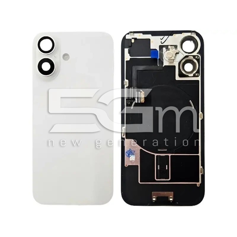 Hátlap Fehér iPhone 16 Plus Eredeti PULLED A osztály | 5G-M.com