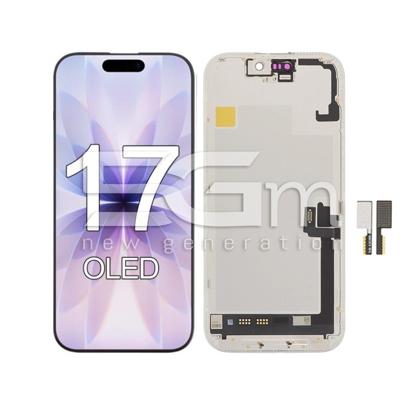 Schermo iPhone 17 RJ Soft OLED 120Hz IC Swap Ready | 5G-M