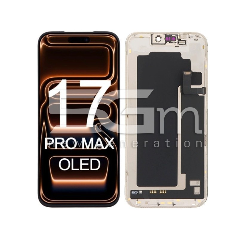 Ecran iPhone 17 Pro Max RJ Soft OLED 120Hz IC Swap | 5G-M