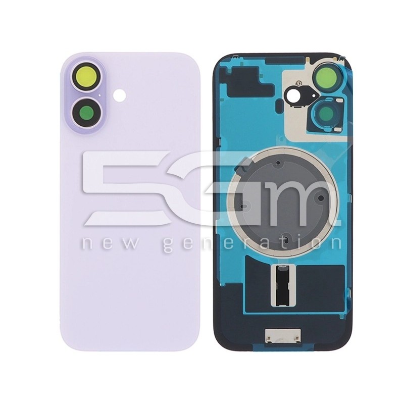 Retro Cover iPhone 17 Lavender No Logo | Scocca di Ricambio