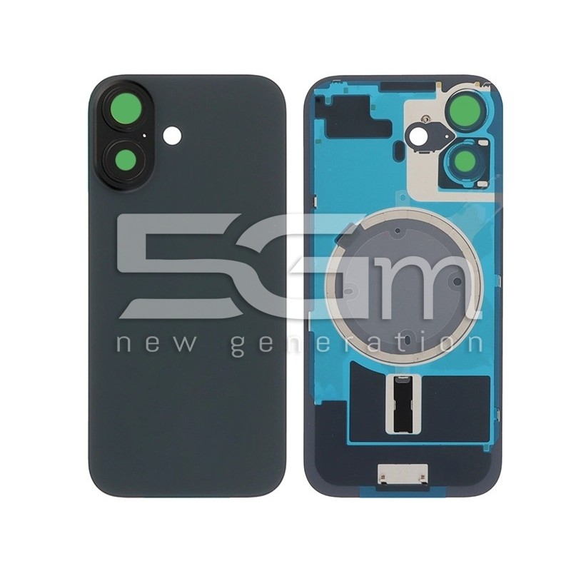 iPhone 17 Back Cover Black No Logo | Black Replacement Chassis