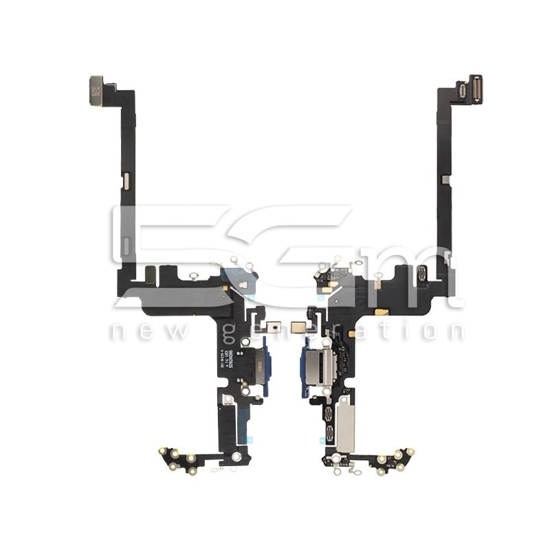 iPhone 17 Pro Ladeanschluss Flexkabel Tiefblau PULLED | Originalteil