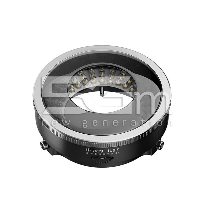 iFixes iL37 Polarized LED Ring Light | Anti-Glare Microscope Lamp | 5G-M