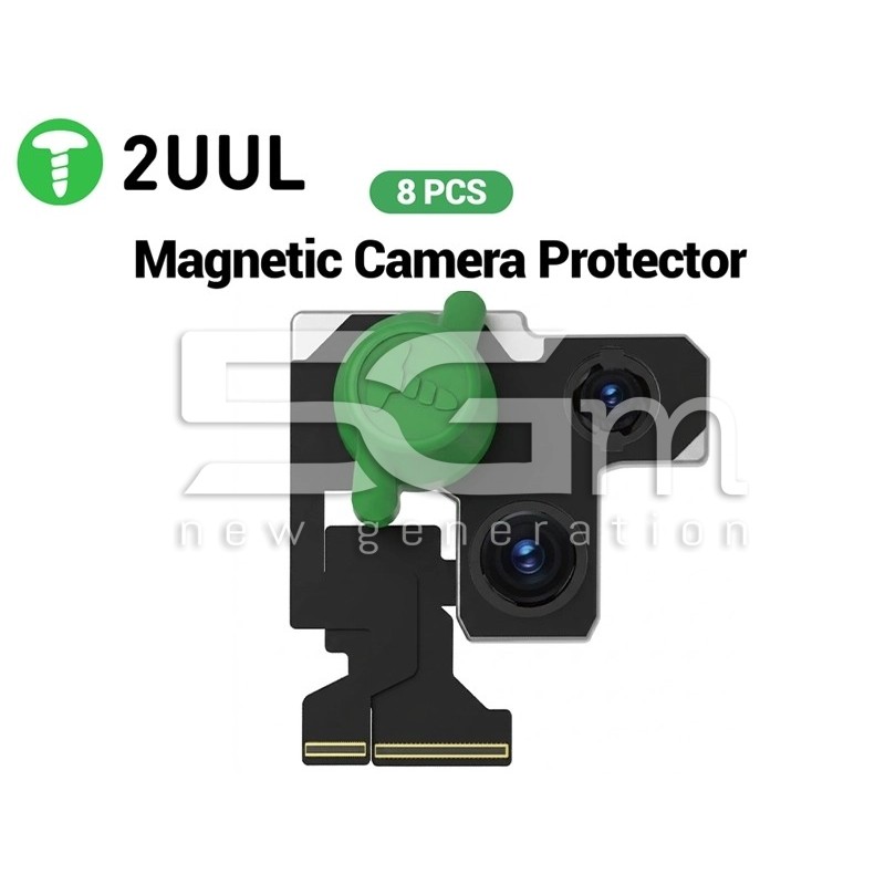 2UUL DA35 Protection Magnétique Caméra (8 Pièces) | Outil Réparation | 5G-M