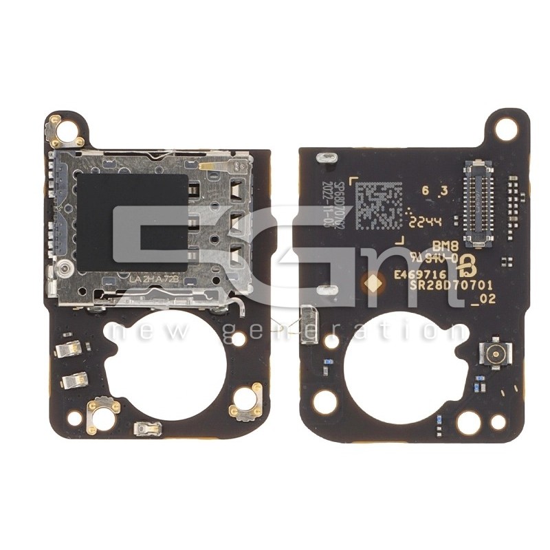 Lettore SIM Card + Board per Motorola Moto Edge 40 | Originale PULLED