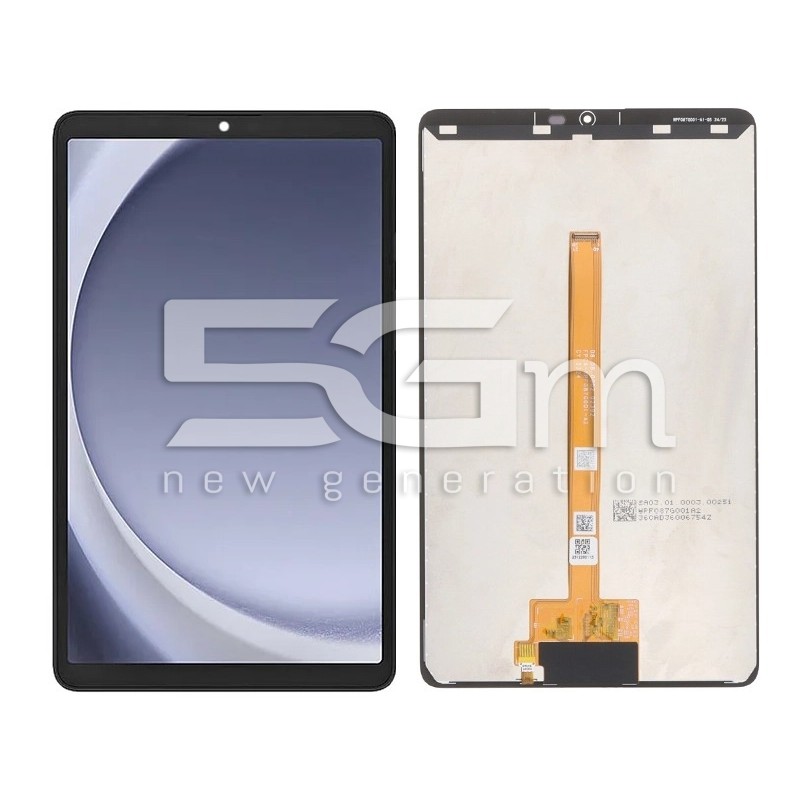 Samsung Tab A9 LTE (SM-X115) Fekete LCD + Érintőképernyő