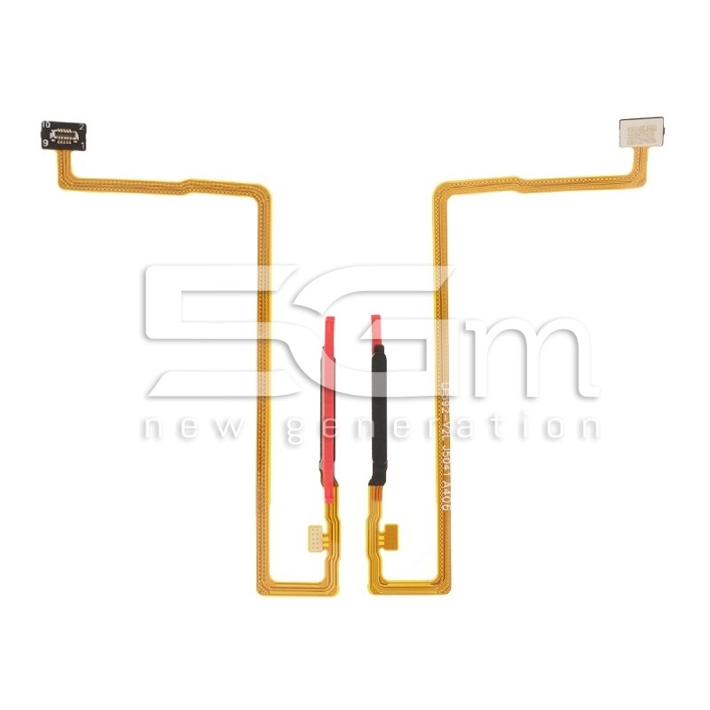 Fingerprint Sensor Flex Cable Velvet Black for Honor 400 Smart