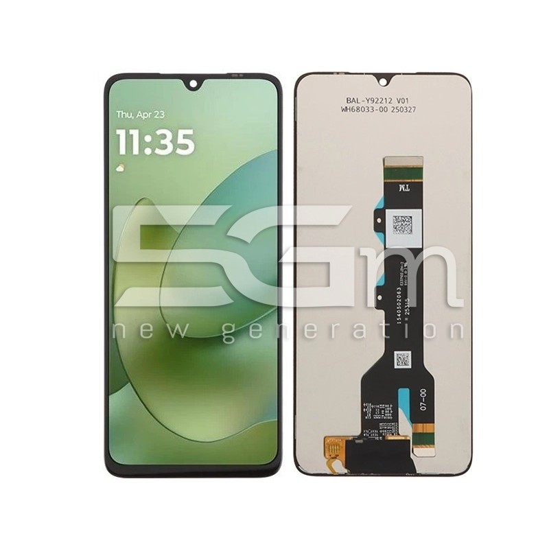 Motorola Moto G06 Fekete Érintőkijelző és LCD Panel | IPS Kijelző