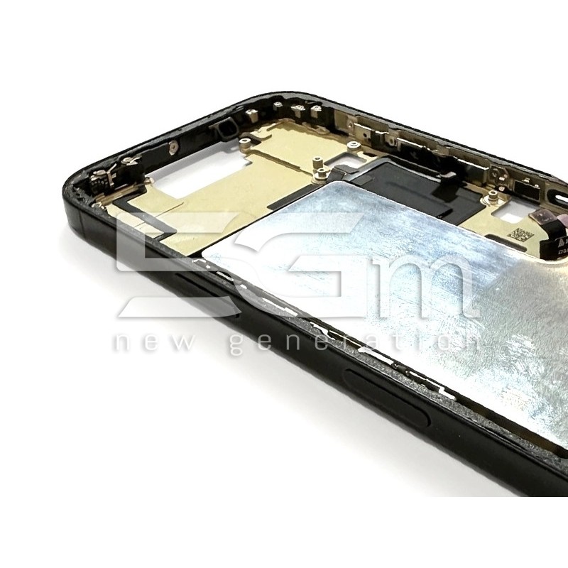 Mittelrahmen iPhone 16 Pro Schwarz + Akku 100% | Vollständige Teile (PULLED)